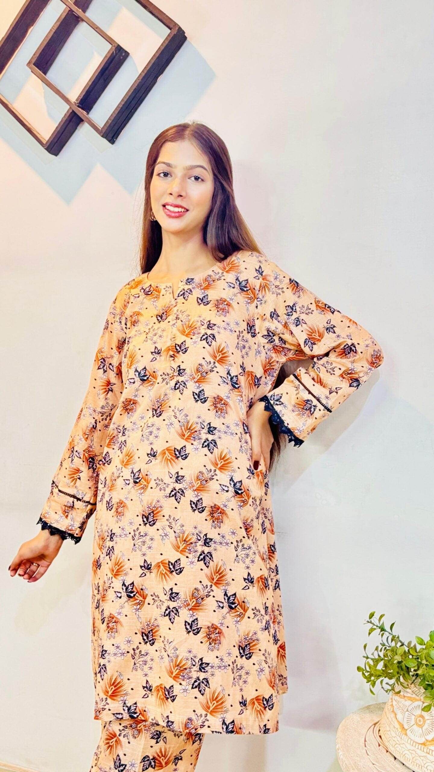 2pc Amber Bloom Co-Ord Set - Maan&Mahi