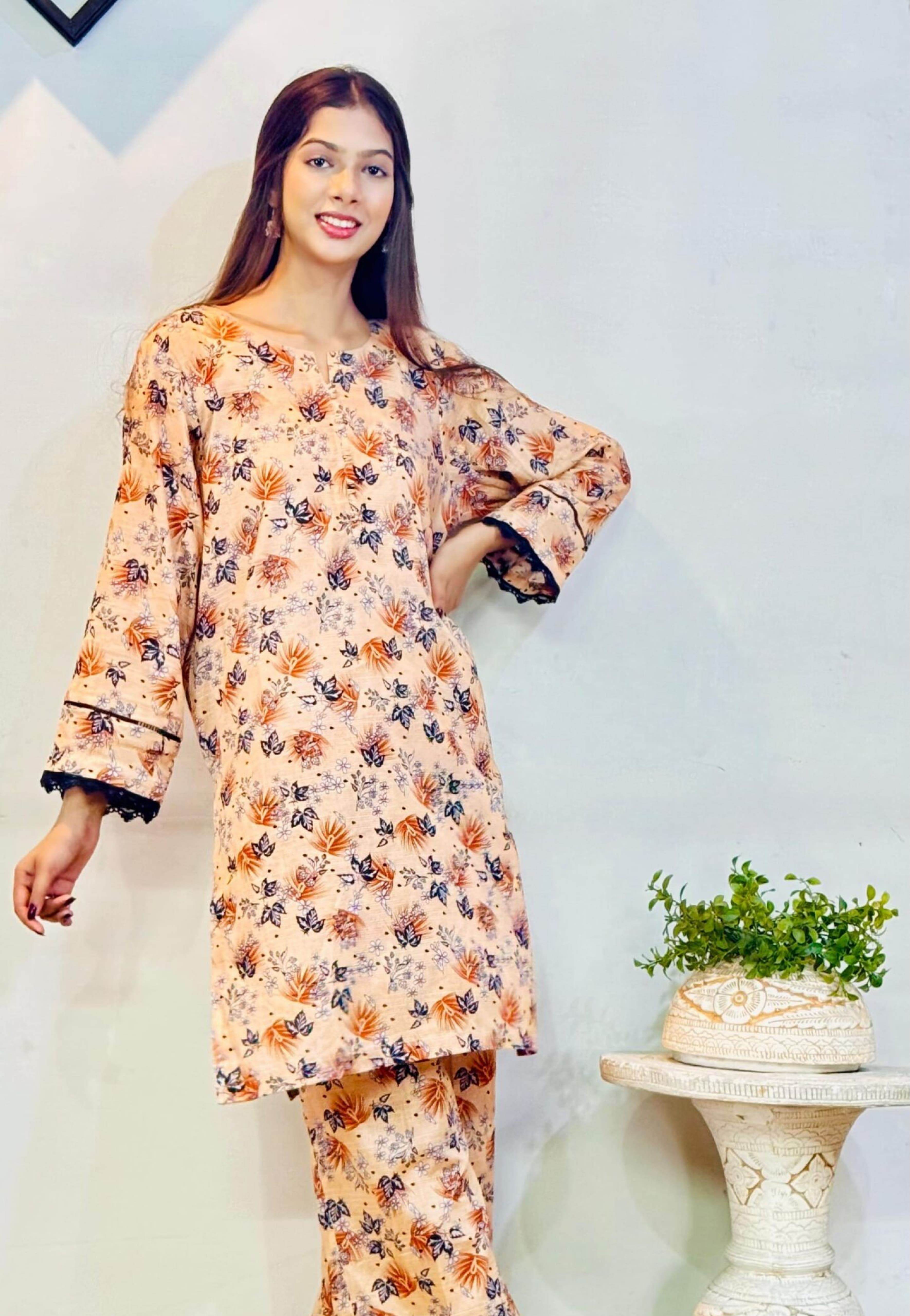 2pc Amber Bloom Co-Ord Set - Maan&Mahi
