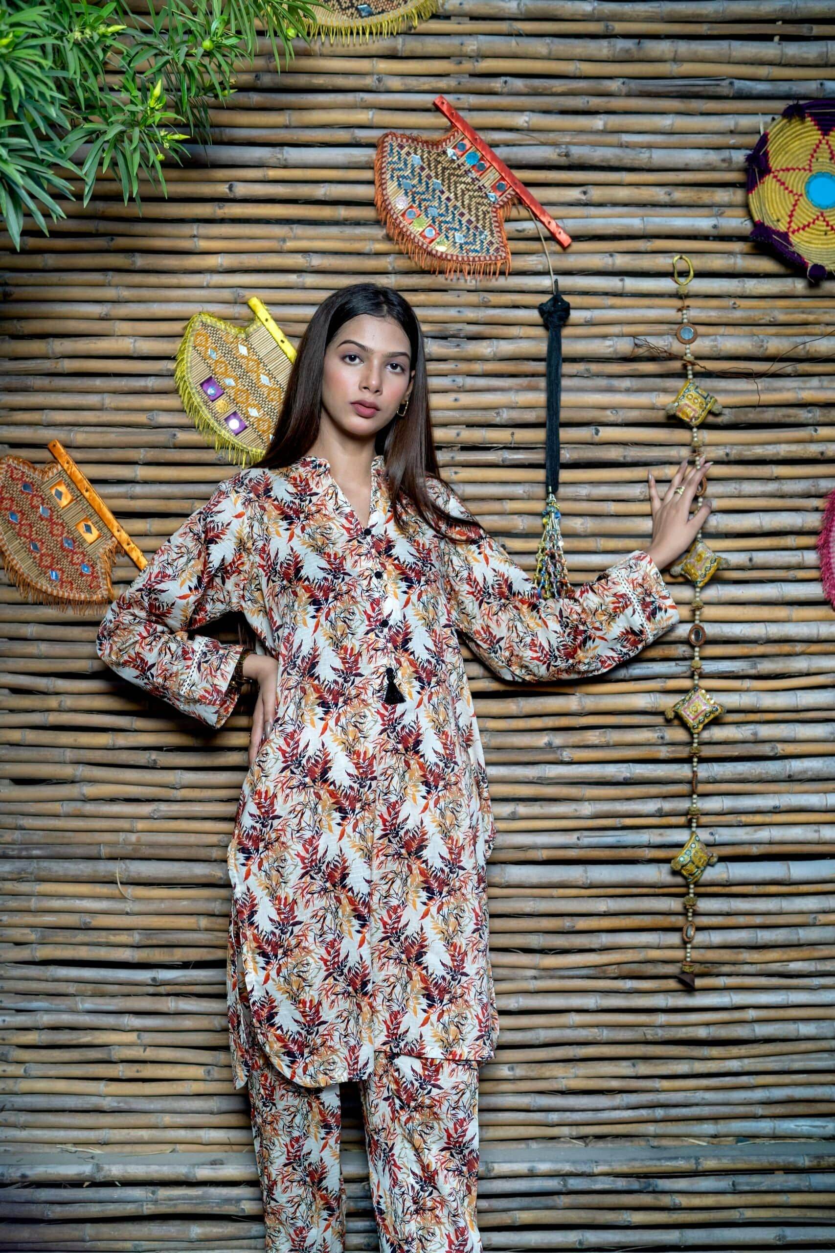 Skin Digi Airjet Doria Lawn Co-Ord Set - Maan&Mahi