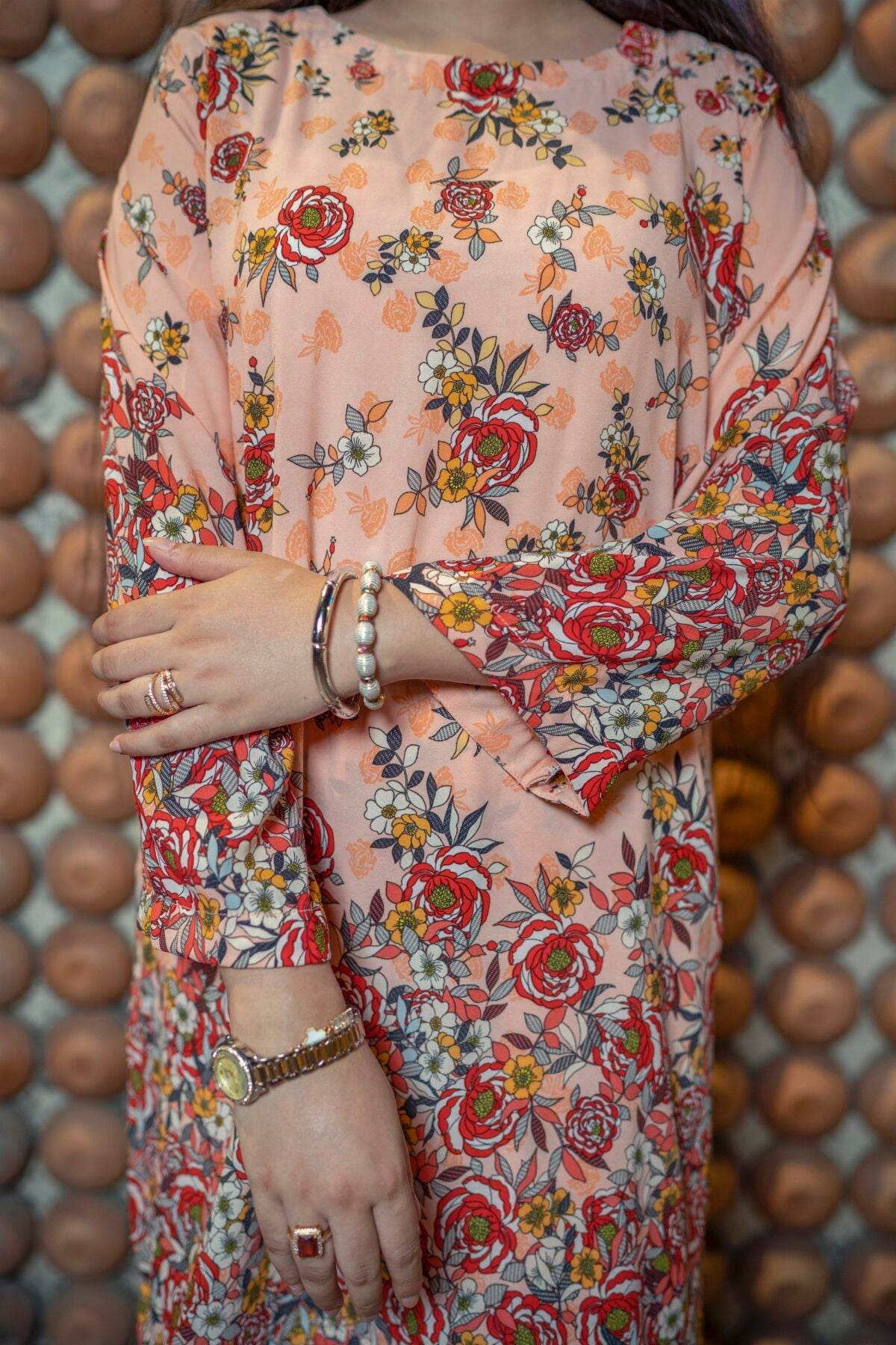 2pc Floral Grip Silk Co-Ord Set - Maan&Mahi