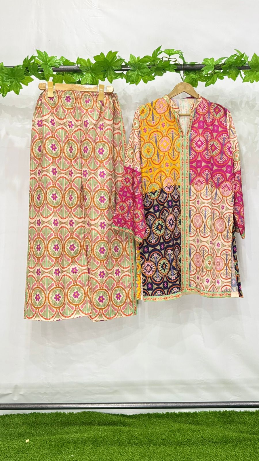 Summer Vibes silk co-ord Set