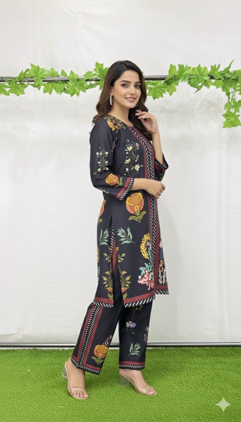 Midnight Silk co-ord Set